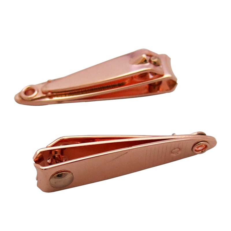Beauty Instrument Mini Shape Rose Golden Easy to Take with File Nail Clippers (602JRG)