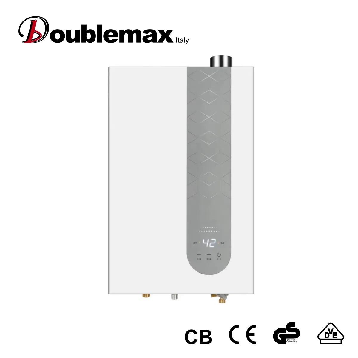 20L with LCD Display Touch Control Condensing Type Gas Water Heater