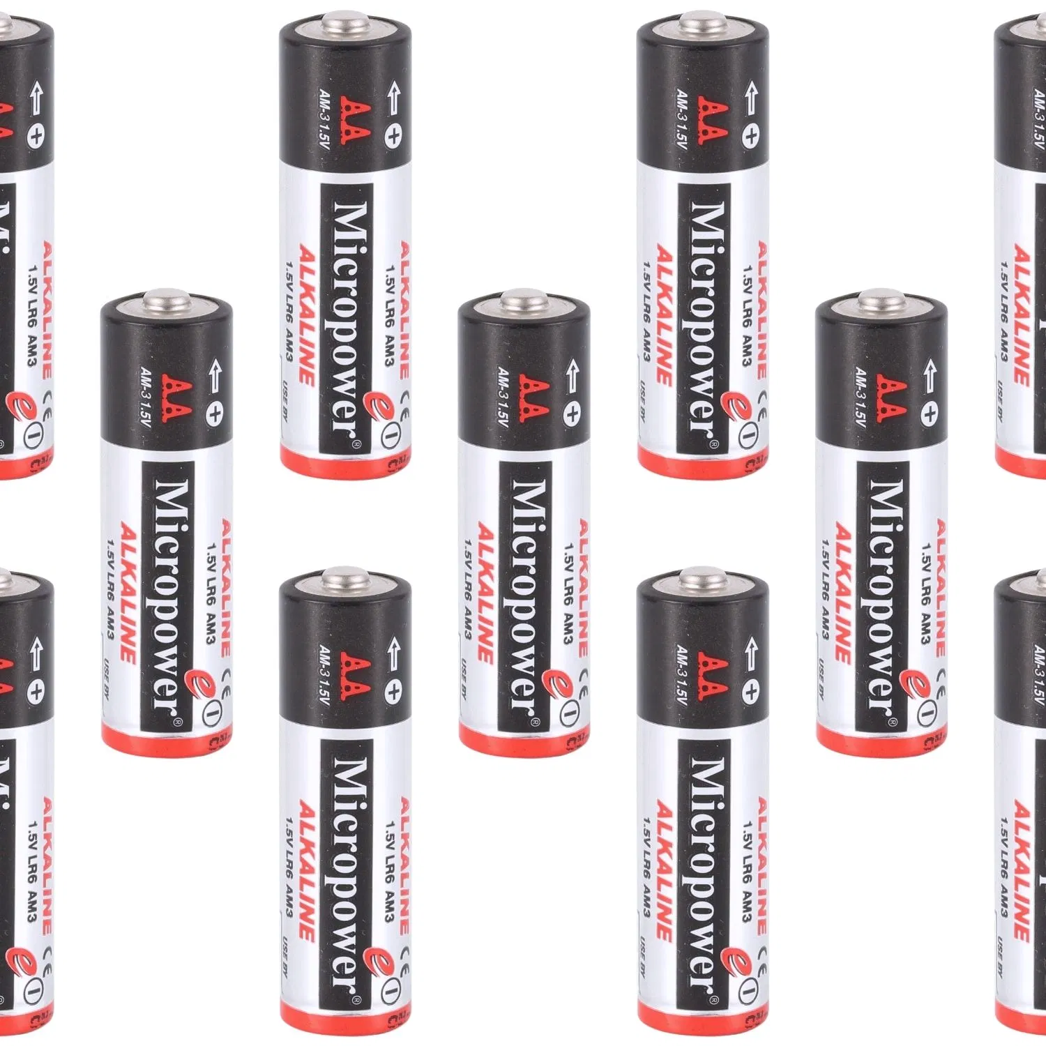 AA Alkaline Battery Micropower Brand for Wireless Microphone Batteries Lr6