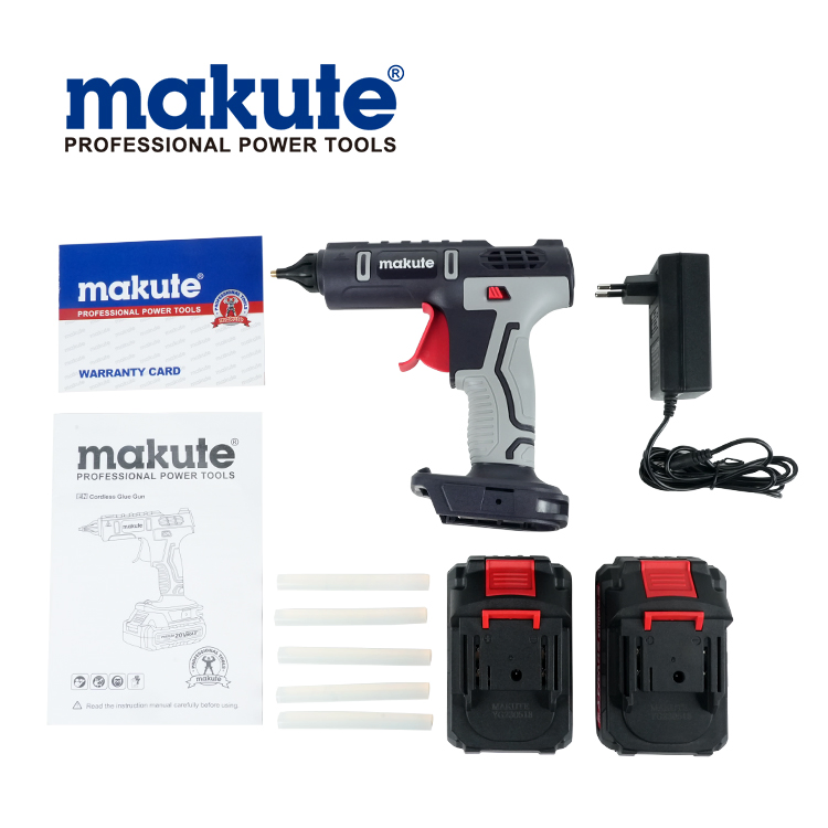 Makute Glue Gun Manufacturers 20V Lithium Battery Cordless Rechargeable Full Automatic Hot Melt Glue Gun Machine