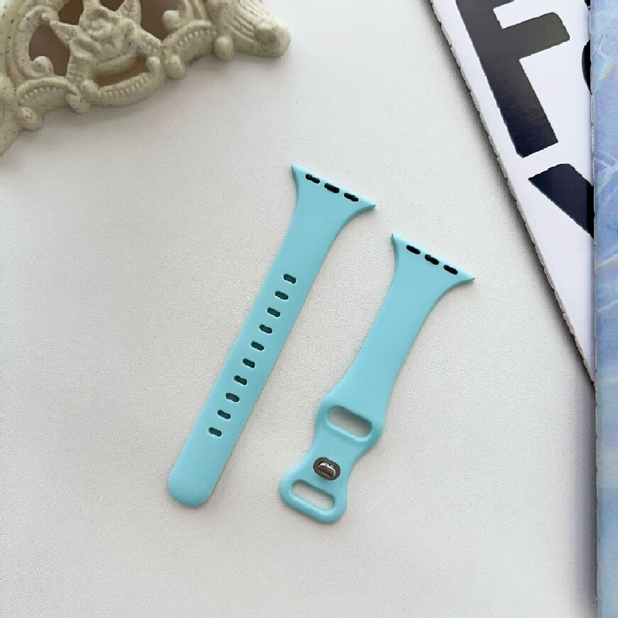 Watch Strap for Apple Watch Series 9 8 7 6 Colorful Silicone Sport Smart Watch Band Soft Durable Strap for Men Women