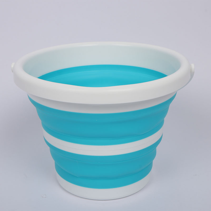 Fun Beach Buckets 10L Silicone Kids Toy Silicone Foldable Bucket
