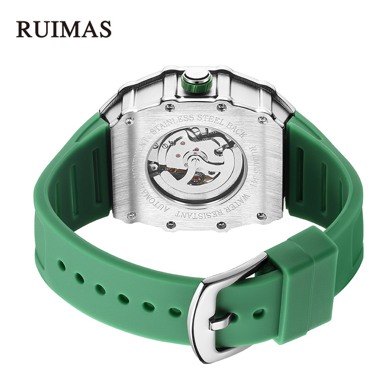 Hot-Selling Ruimas Brand Fashion Style Sport Business Waterproof Luminous Mechanical Watch