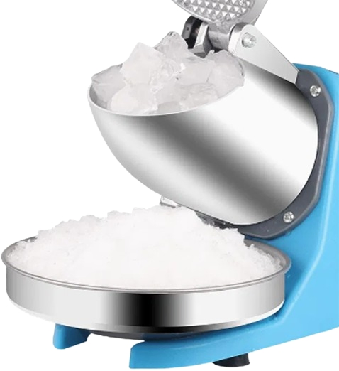 Wholesale Commercial Small Double-Blade Ice Crusher for Cold Drink Shops and Bubble Tea Shops