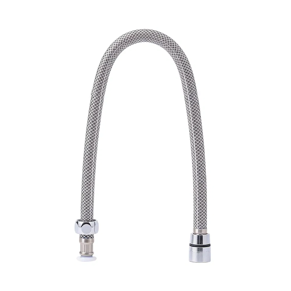 Flexible Chrome Finish Shower Hose for High-Quality Bathroom Use