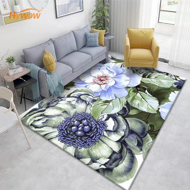 Wholesale Price Anti Slip Area Rugs for Living Room Washable Abstract Carpet