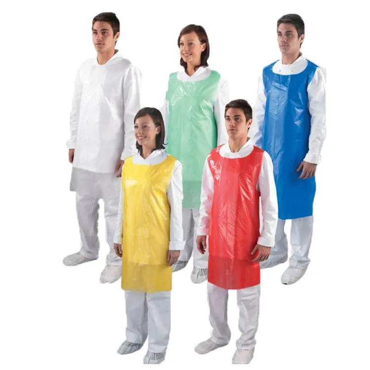 Disposable PE Aprons Poly Unisex Waterproof Workwear Protective Uniform Aprons