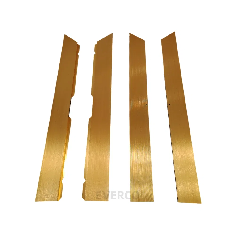 Anti-Slip Anti-Corrosion Cam-Lock Dance Floor Golden Aluminum Edge Heavy Duty Interlocking Trim