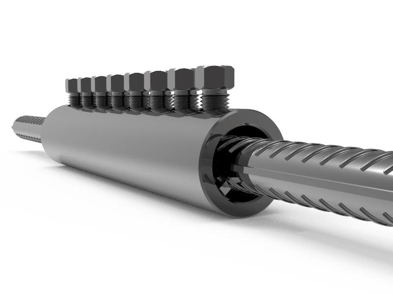 Mechanical Reinforcing Bar Connectors Bolted Rebar Coupler
