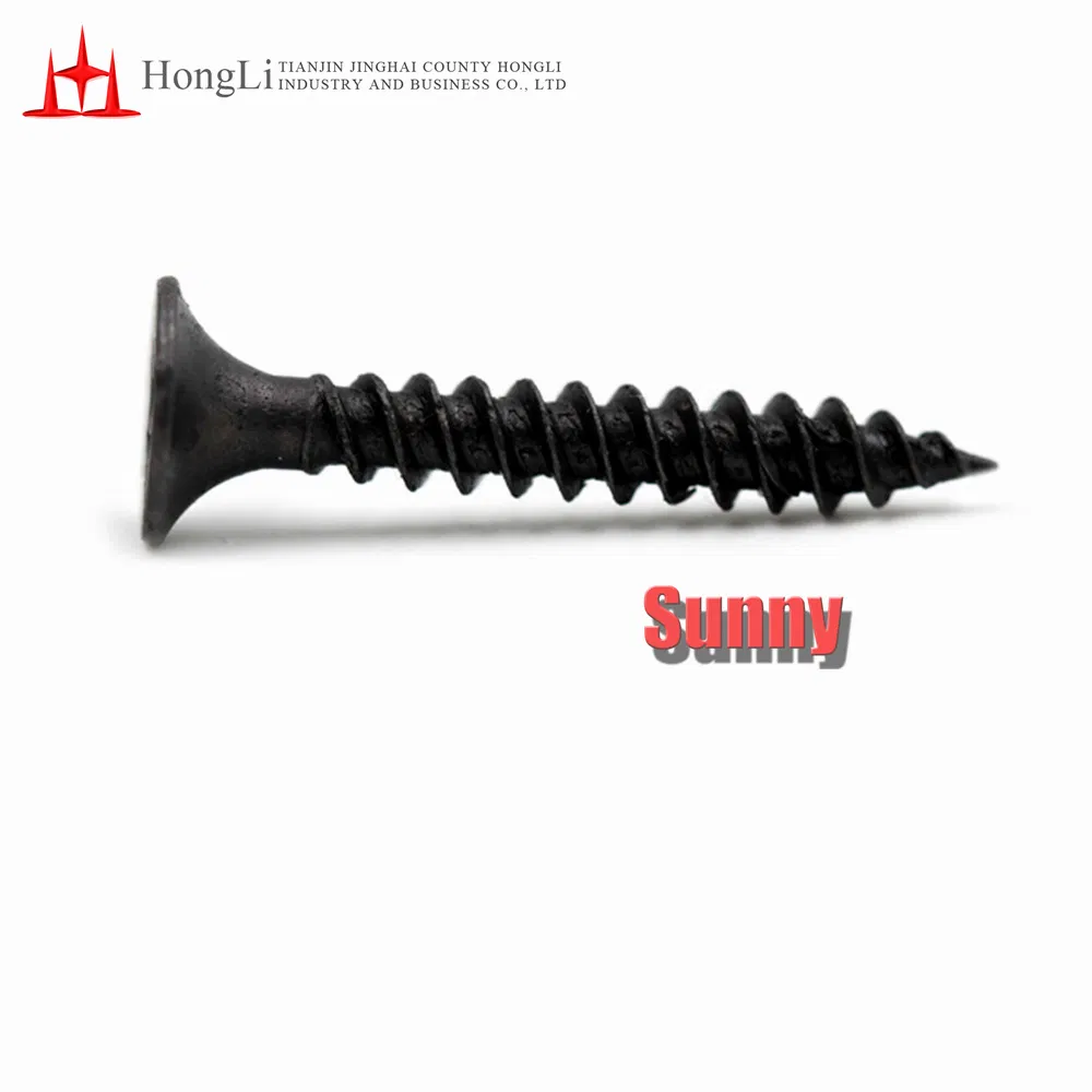 13mm 25mm 40mm 48mm High Quality Black Phosphate Drywall Screws