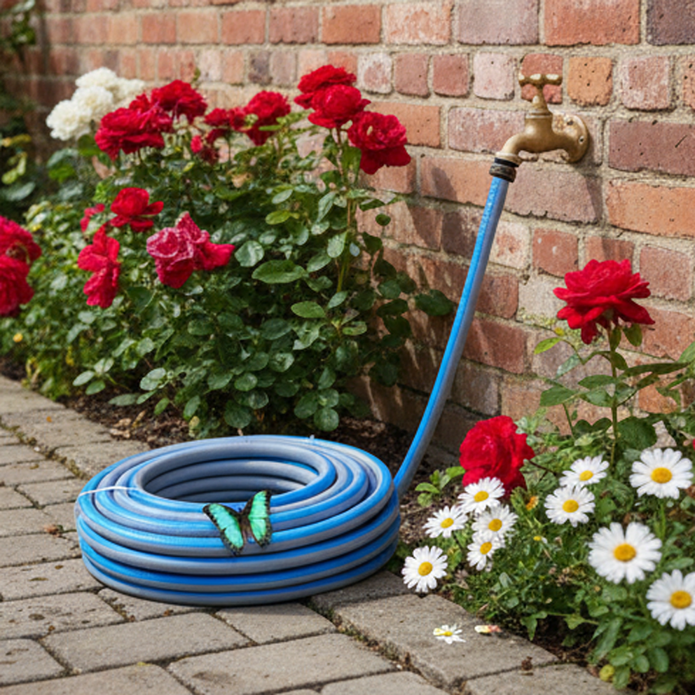 5/8 Inch Lightweight Flexible PVC Garden Hose for Easy Storage