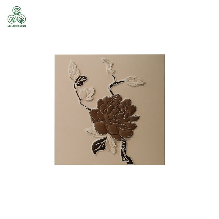 Precision Leather Wall Art with Intricate Patterns and Shadow Play Effects