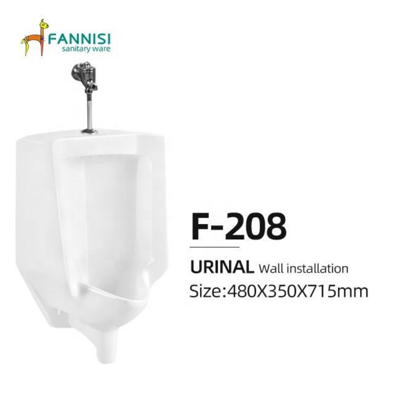 Wholesale Ceramic Sanitary Ware Bathroom Toilet Wall Hung Urinal for Men