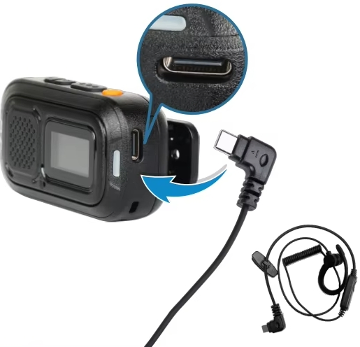 Радиостанция TYT IP-L8 Hands-Free с гарнитурой