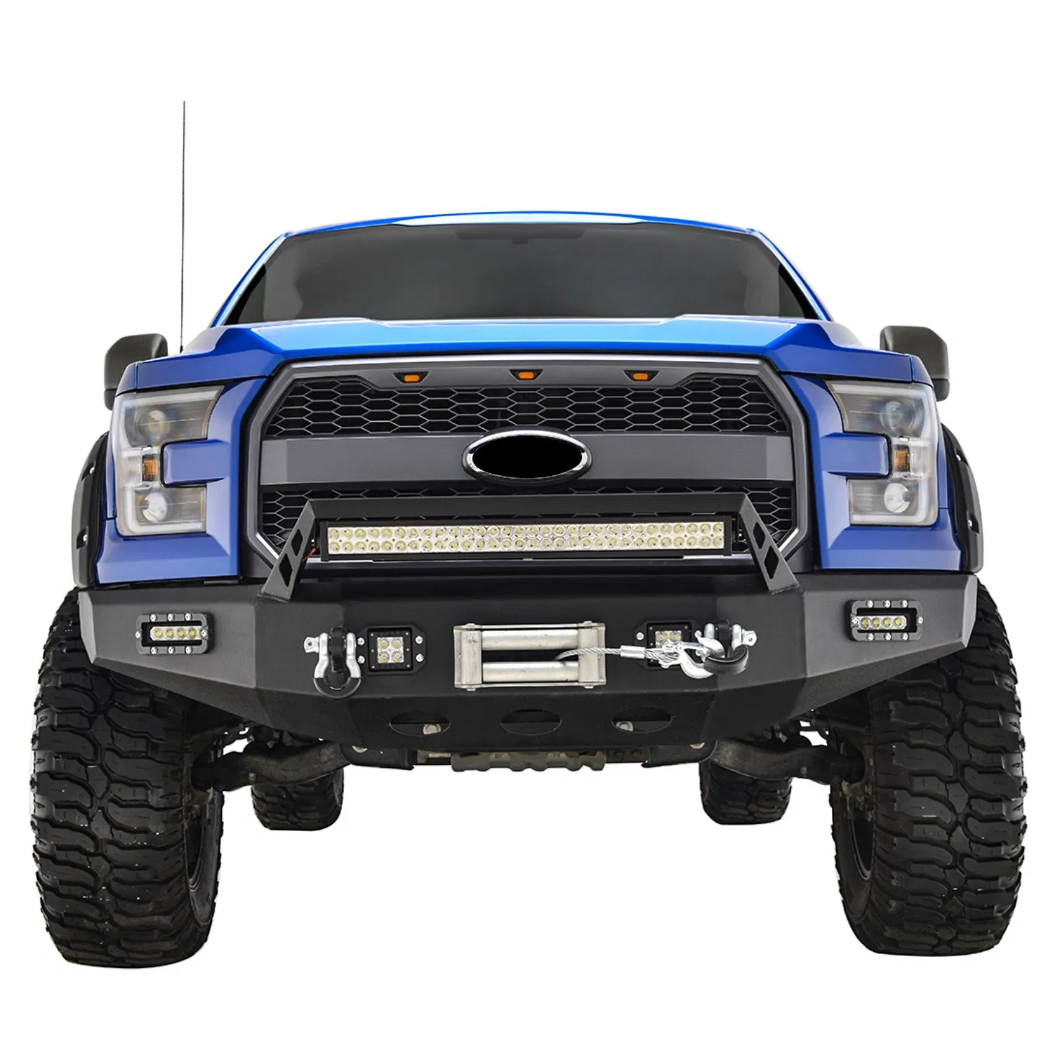 LED Front Steel Bumper для Ford F150 2015-2017