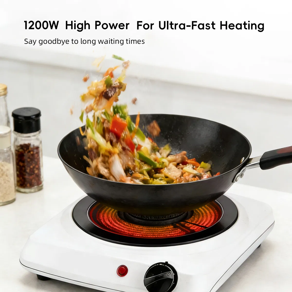High-Power 1200W Infrared Ceramic Cooking Hob for Efficient Meals