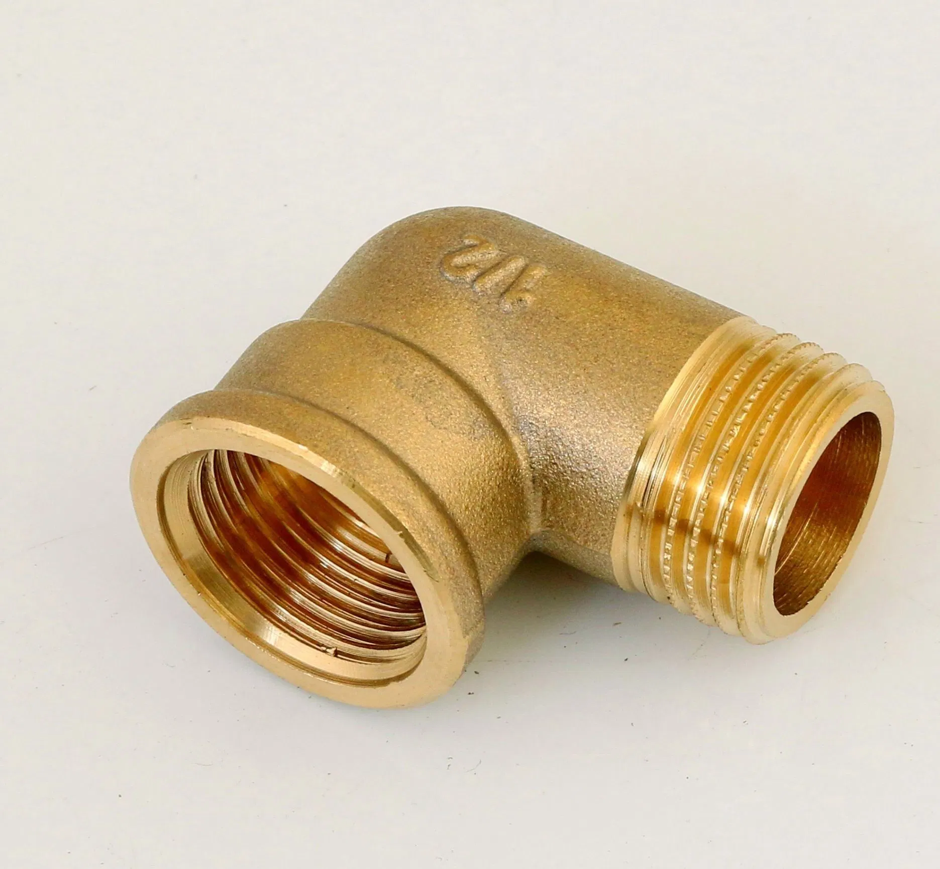 Brass Fitting Brass Connecting Fitting Screw Elbow F/M Thread for Copper Pipe