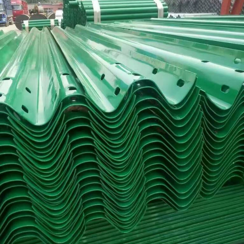 High Quality Road Safety Used Steel 2 Bending Guardrail Made in China
