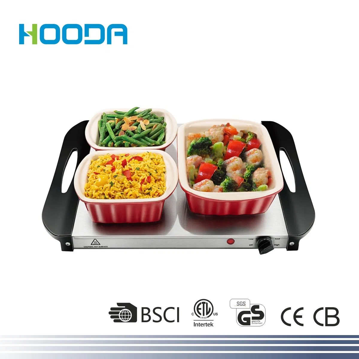 2024 Hot Sale Stainless Steel Round Food Warmer Chafing Buffet