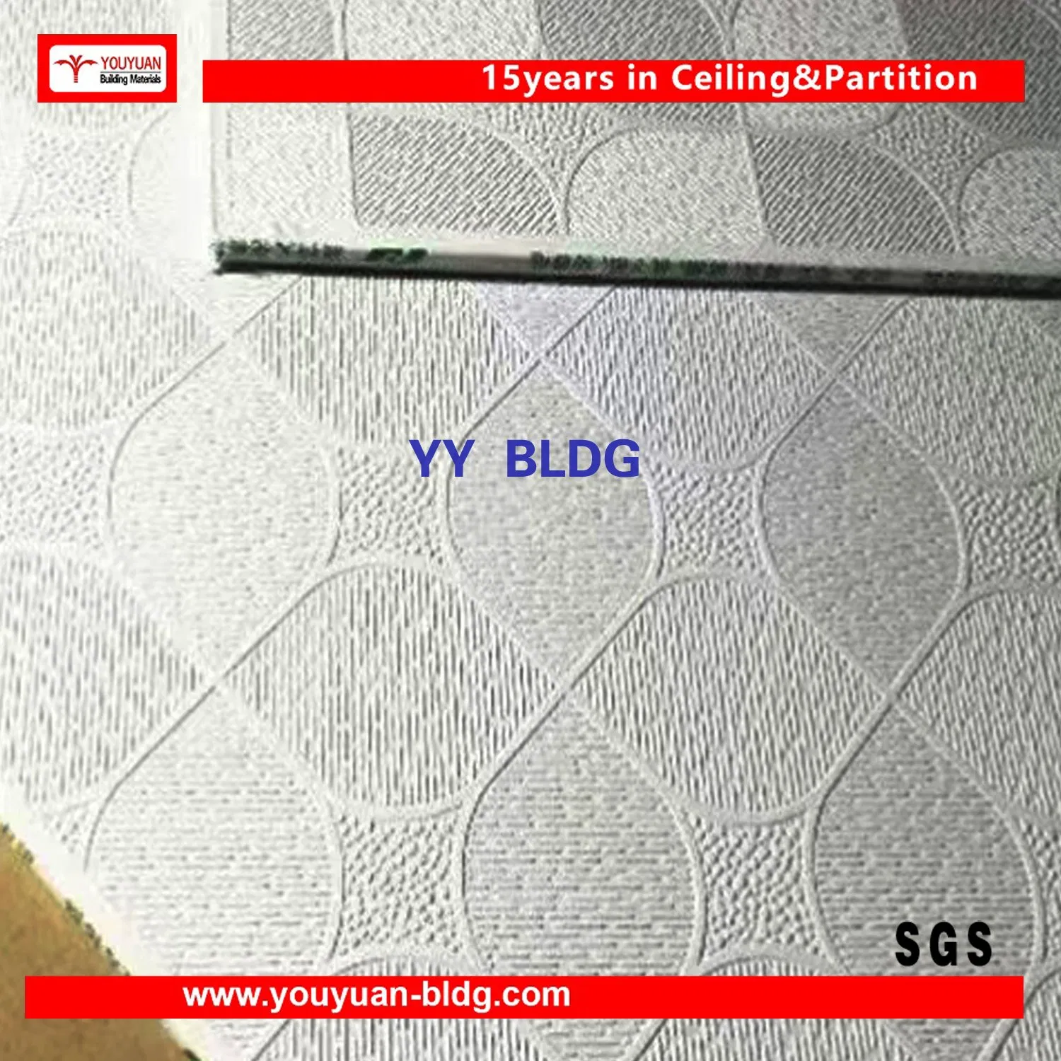 Gypsum Building Plaster Decorative Plaster for Ceiling (7mm thickness)