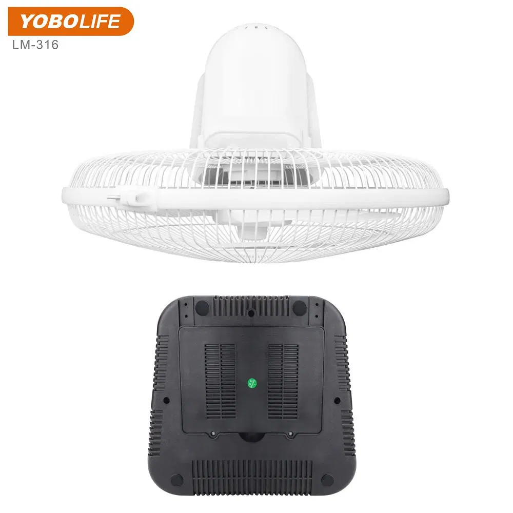 Yobolife 14 Inches Soalr Fan with Solar Panel Mobile Phone Charge