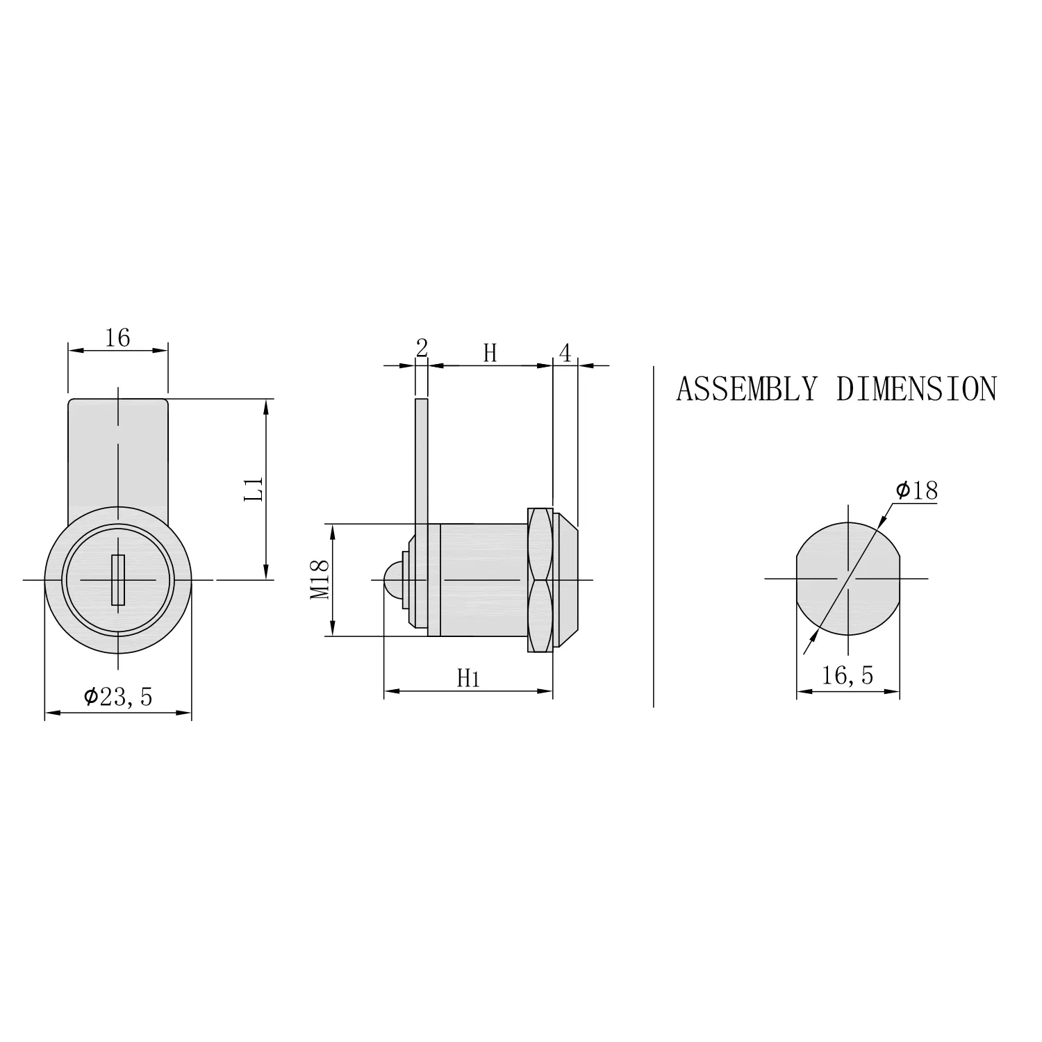 Manywell Bolt Locks X - 5402z for Electrical Cabinets and Industrial Equipment