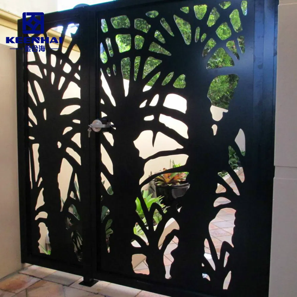 Modern Design Laser Cut Aluminum Garden Main Gate Designs