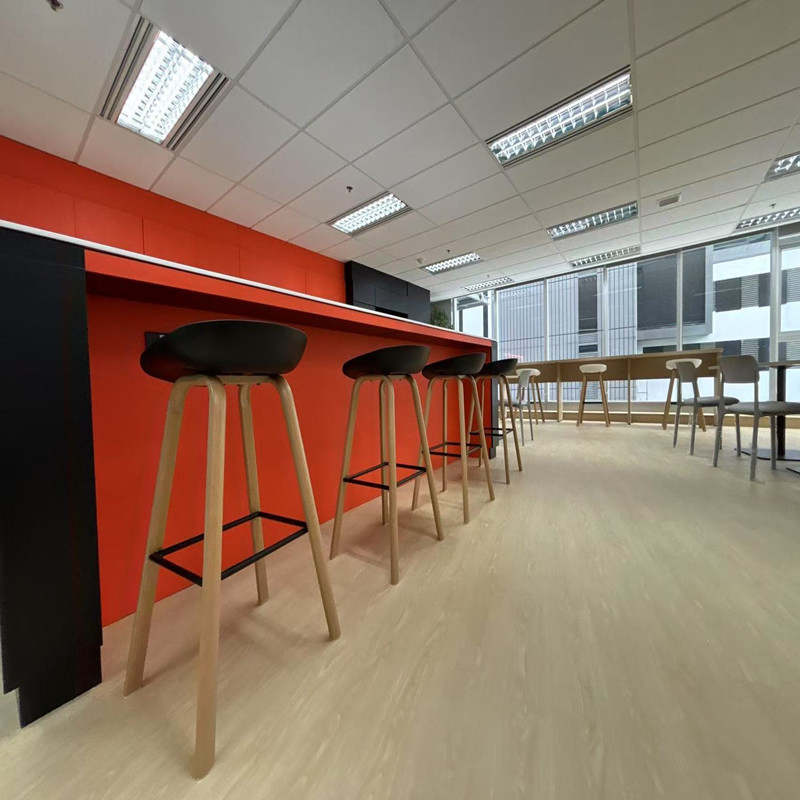 Interior Deco Wood Tile Plastic Glue Down Floor Lvt/Lvp/Spc/ PVC/ Vinyl Flooring