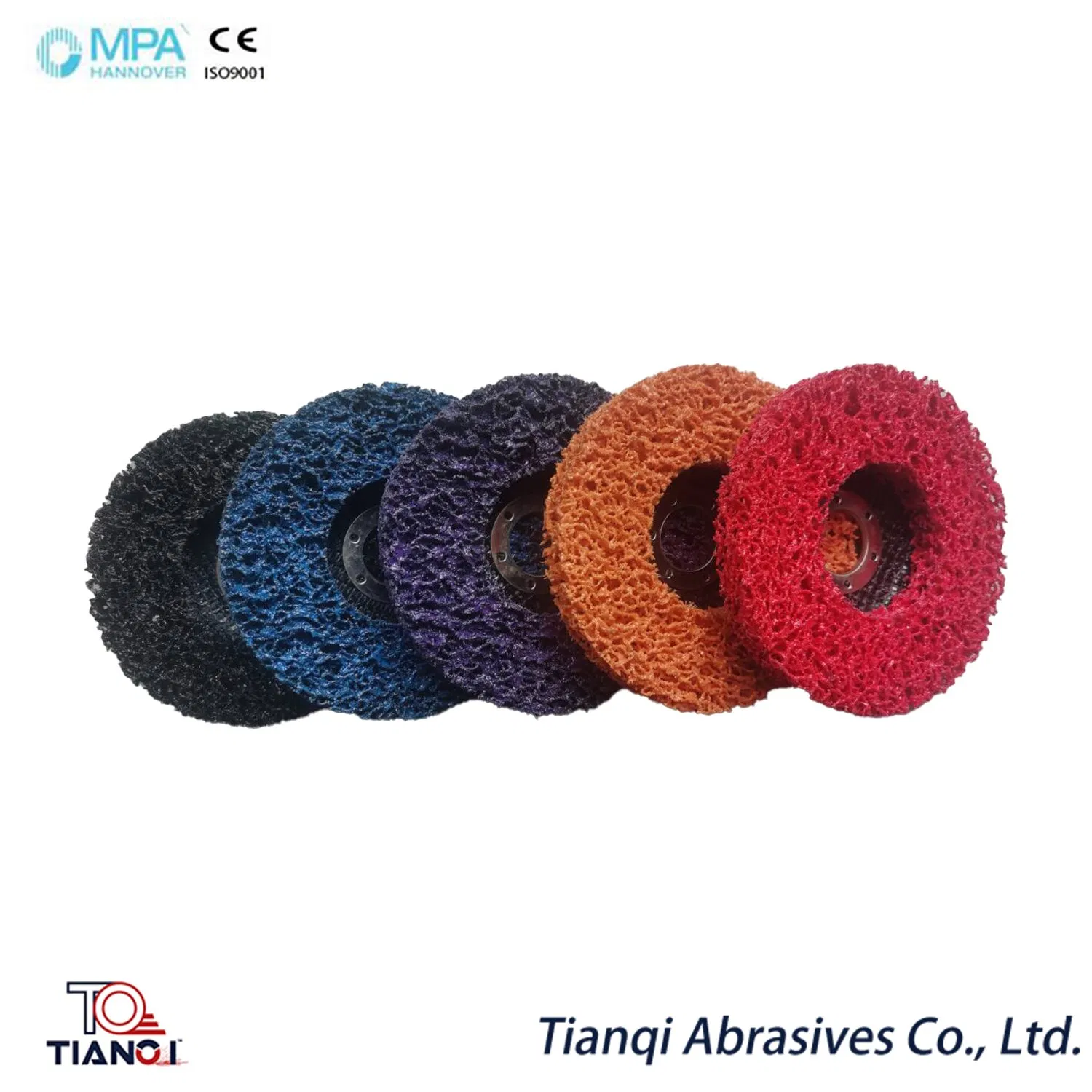 Wholesale 100mm 46# Grit Abrasive Polishing Clean Strip Disc for Hand Polishing Machine
