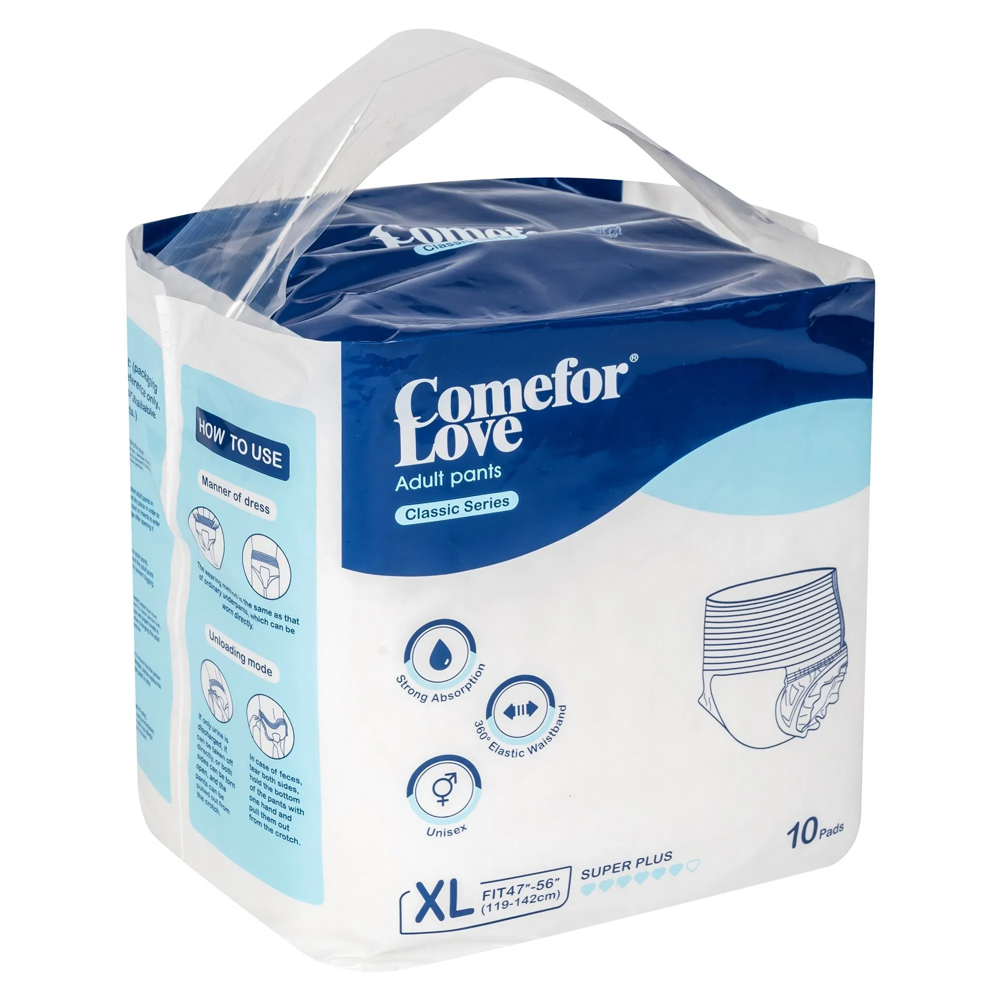 Factory Direct Super Absorbent Adult Pull up Diapers Disposable Unisex