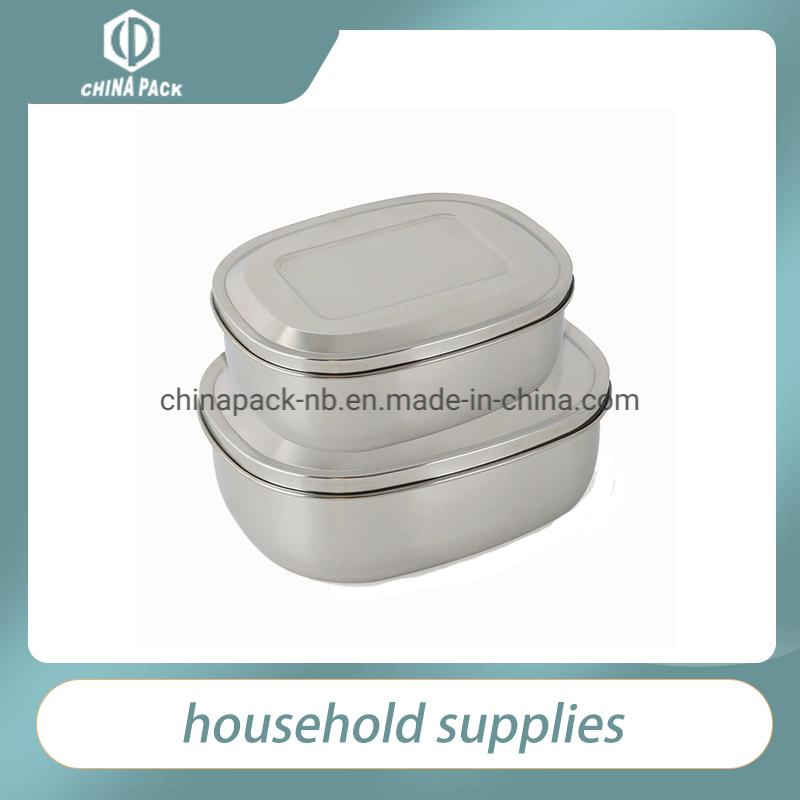 Singer Layer Oval Lunch Box; Eco Friendly Food Storage Container