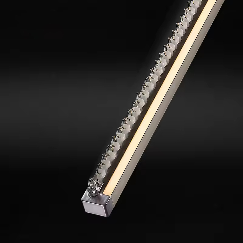 Manufacturer Window Aluminium Curtain Rail Track with LED Light
