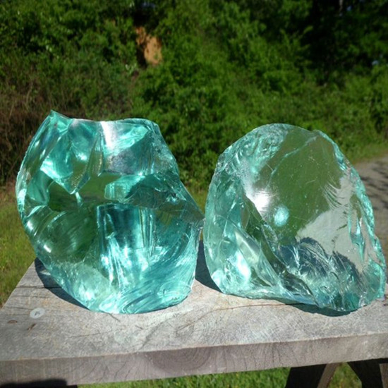 China Wholesale Clear Colored Slag Glass Rock Ebay Popular
