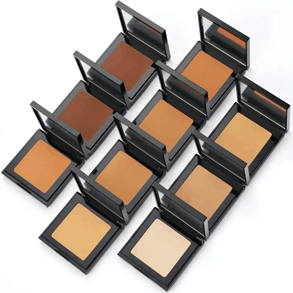 Custom Vegan Makeup Compact Powder Full Coverage Matte Pressed Powder