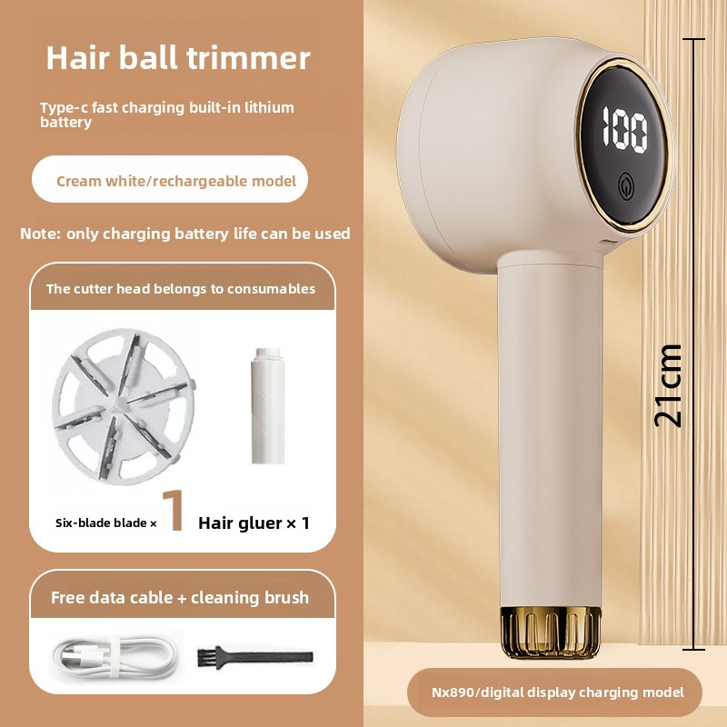 The Best-Selling Product The Digital Display Hairball Trimmer Two-in-One Rechargeable Hairball Remover