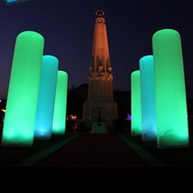Advertising Equipment Brand Inflatable Light Tube Inflatable Pillar for Outdoor Events