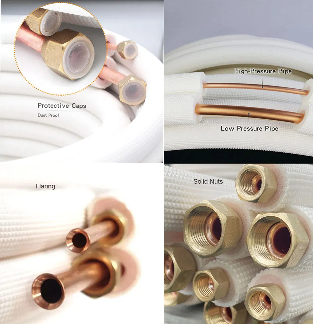 Insulation Copper Tube for Mini Split Line Set Air Conditioner Parts