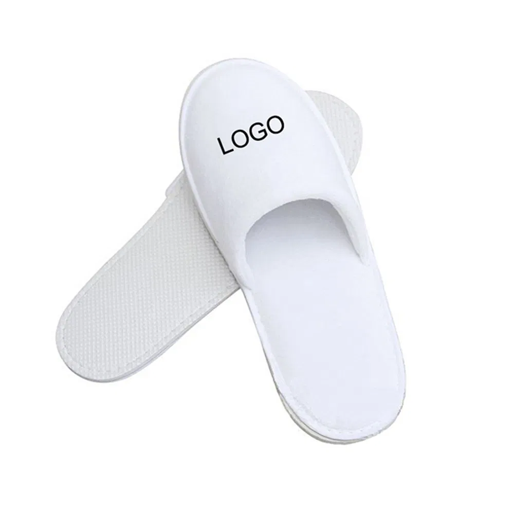 Wholesale Closed Toe Hotel Home Cotton Indoor Slipper Custom Slippers