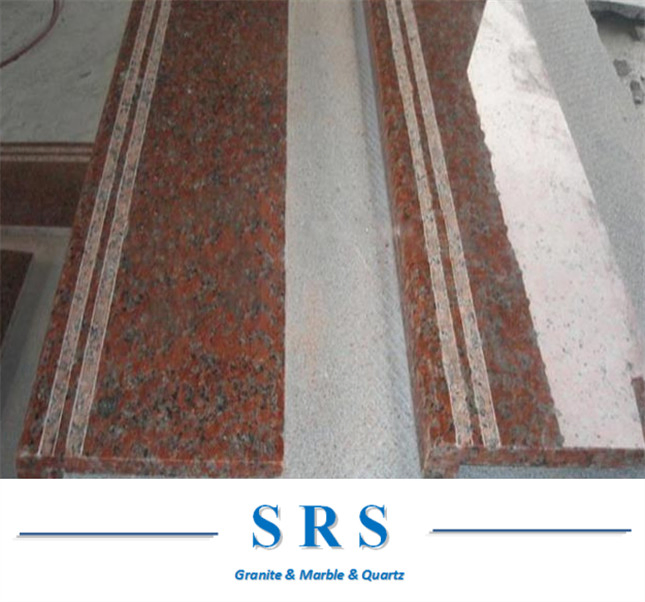 Chinese Maple Red G562natural Granite Stone Polished Flooring Tiles