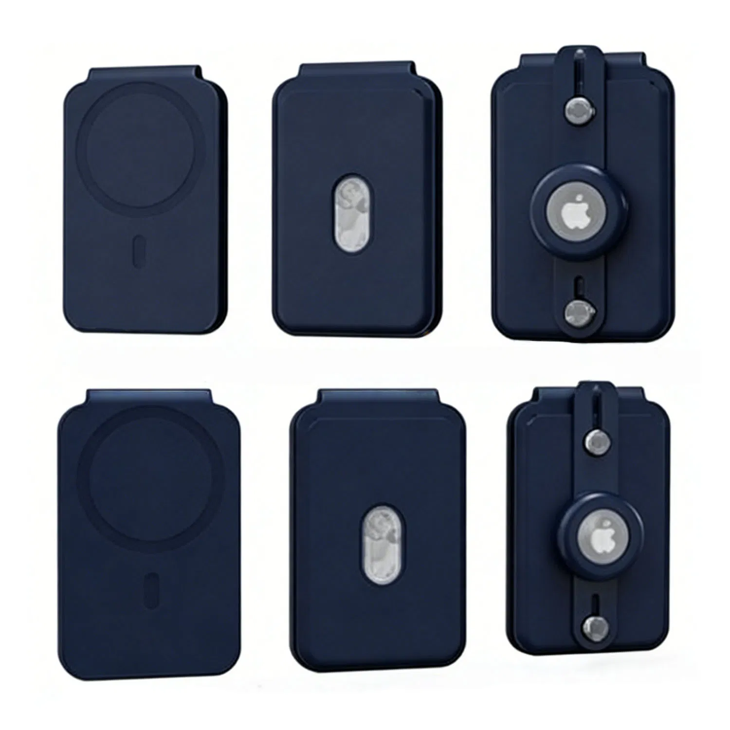 Stylish Anti-Loss Magnetic Card Wallet with Convenient Stand