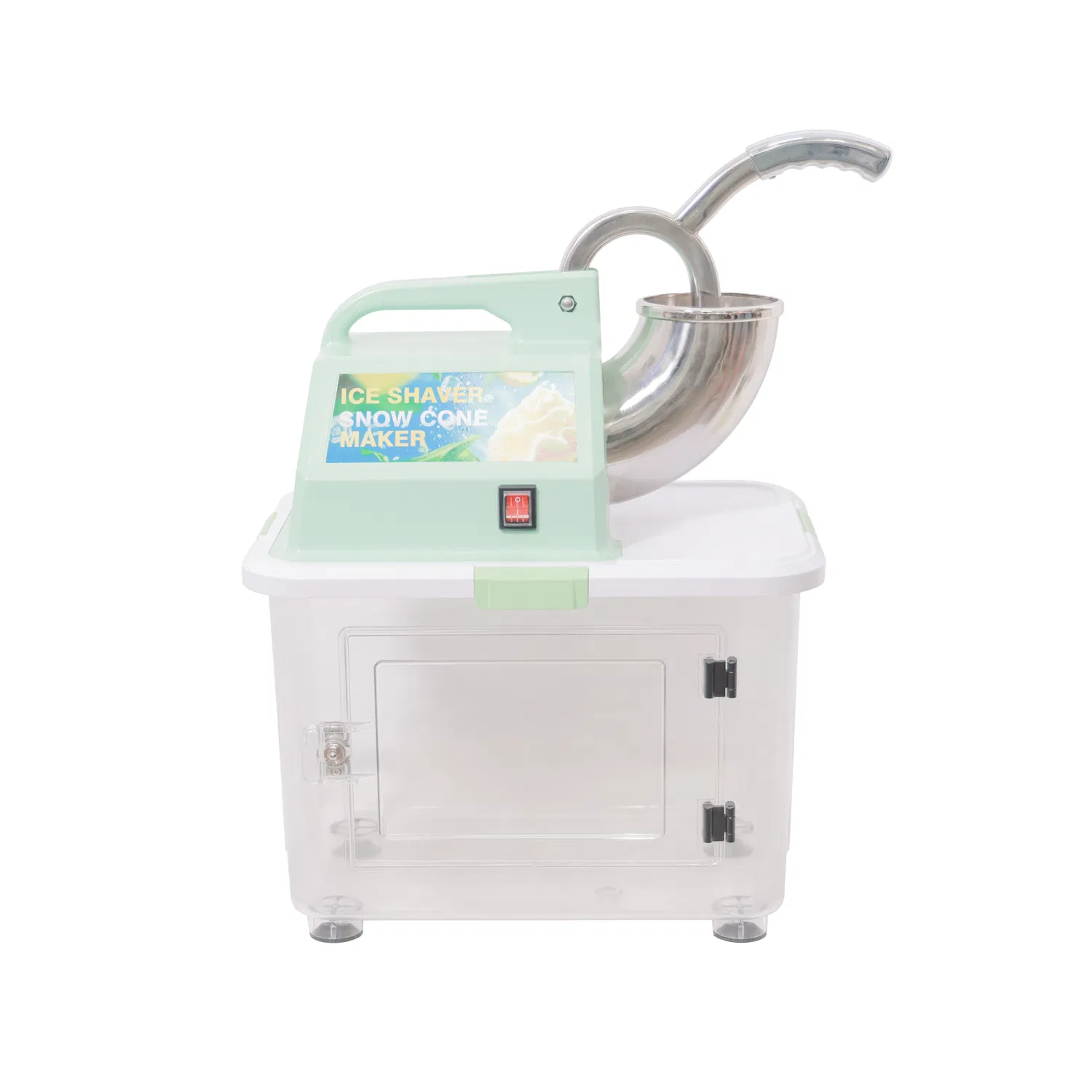 350W Electric Snow Cone Machine Ice Crusher Slush Machine Smoothies
