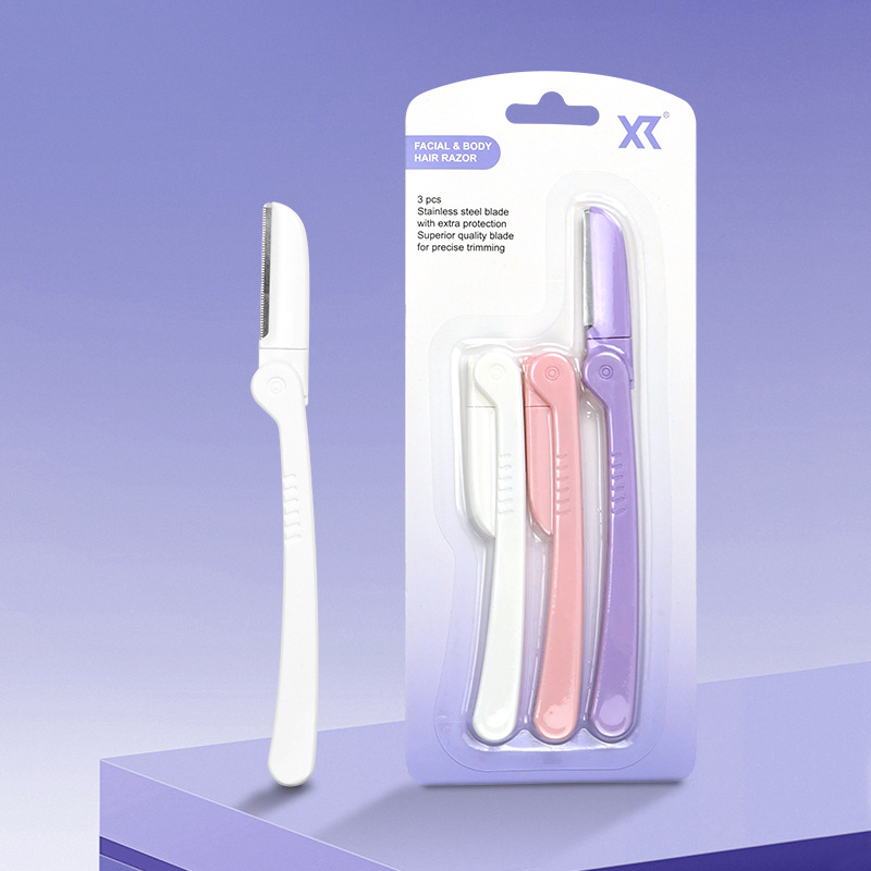 3PCS Precision Grooming Smooth Women's Eyebrow Shaving Razor Set