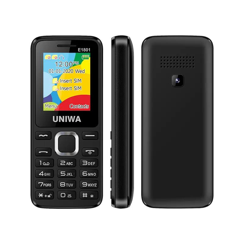 Кнопочный телефон UNIWA E1801, 2G, большие кнопки