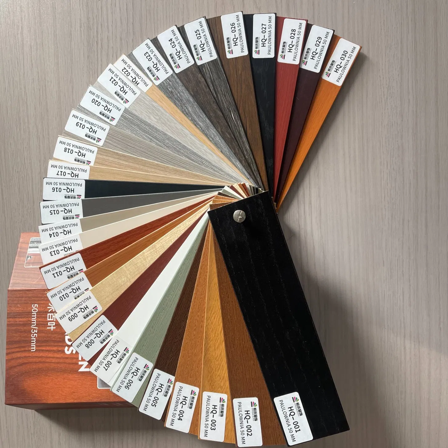 Wholesale 25/35/55mm Paulownia Blinds Slat Factory for Interior Decoration