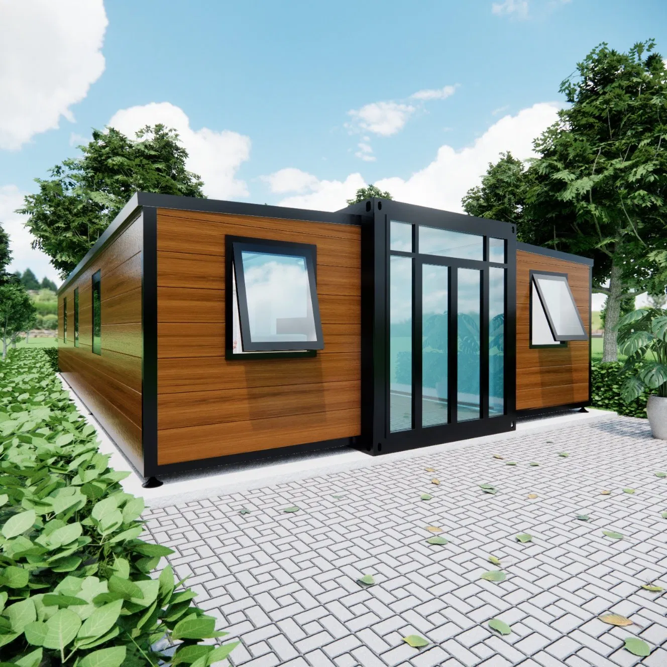 Prefab Houses Bedrooms Bathroom Prefab Hotel Folding Container Homes for Sale Expandable