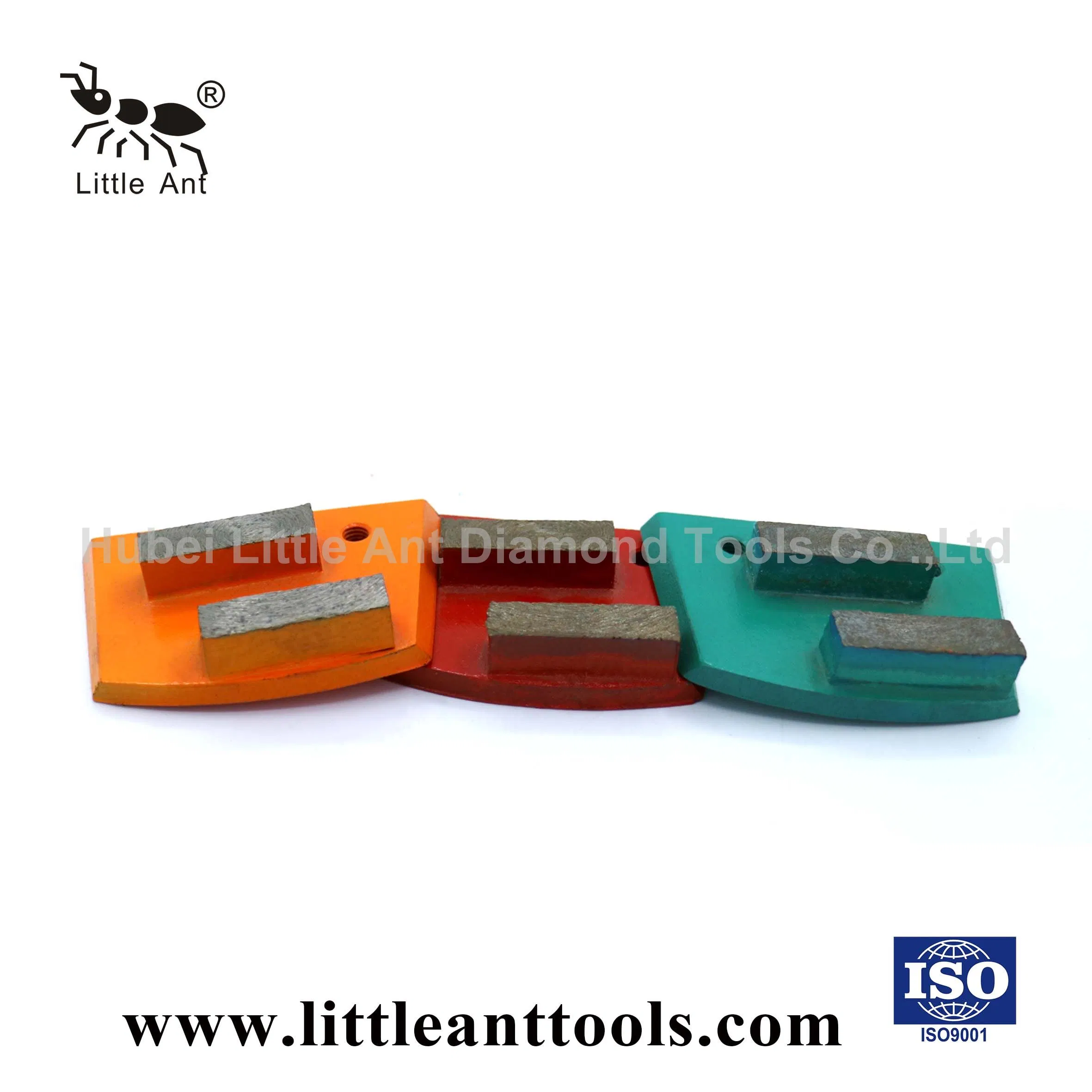 Diamond Polishing Pads for Concrete (Fan-shaped two Helical teeth three hole)