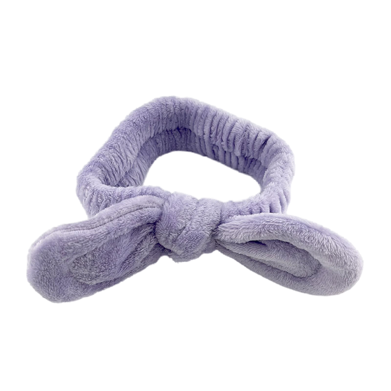 Soft Fleece Head Wraps Elastic SPA Bath Hairband for Shower Super Stretchy for Skincare Makeup