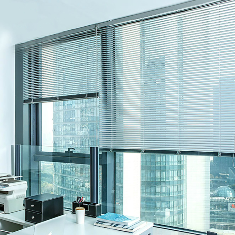 Customized 25mm Slats Aluminum Window Blinds UV Proof Blackout Venetian Blinds for Home Decoration