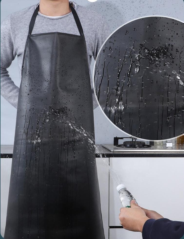 High Quality Thick PVC Aprons Waterproof Oil Acid Proof Food Processed Garden Butcher Vinyl PVC Apron