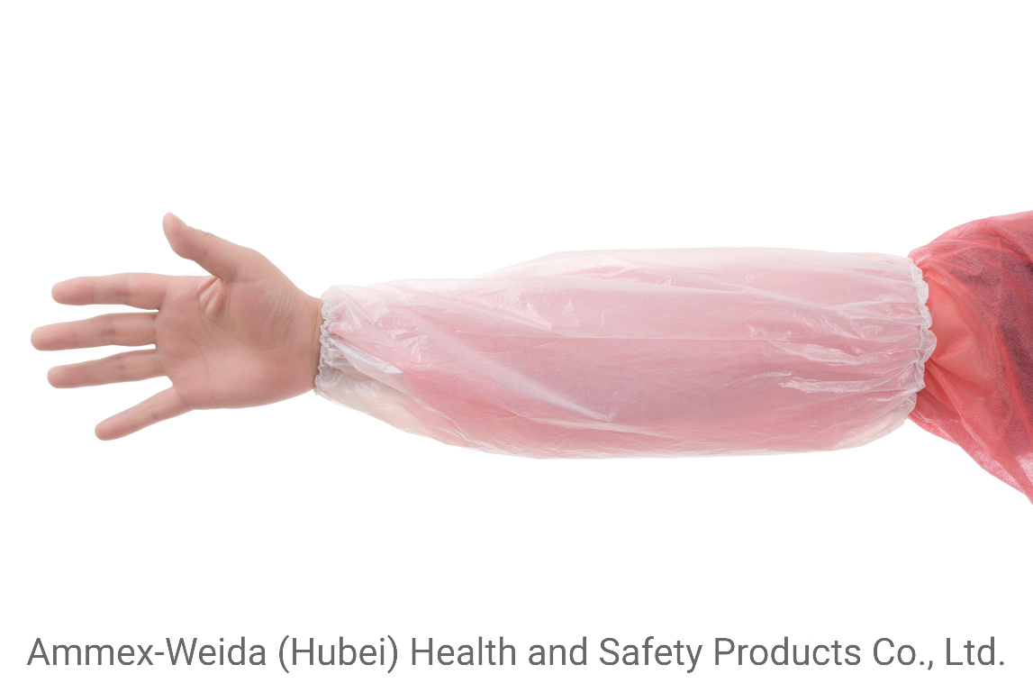 Single Use Plastic Oversleeves by Polythene Material with Odorless and Non-Toxic Features for Factory and Kitchen